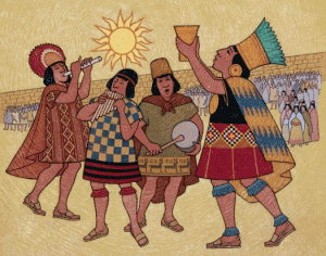 Inca Music - religious celebration